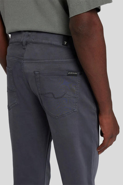7 For All Mankind  - Slimmy Tapered Luxe Performance Plus Colour Jeans In Gun Metal Jsmxv600gu