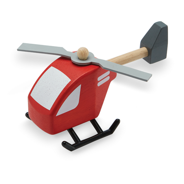 Plan Toys : Wooden Helicopter Toy