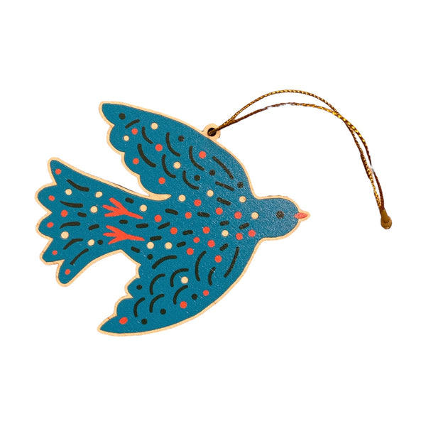 The Printed Peanut Wooden Decoration Ornament Bird Printed