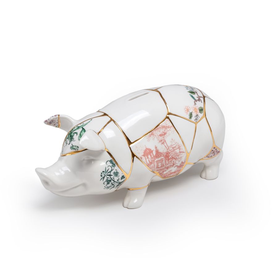 Seletti Kintsugi Piggy Bank