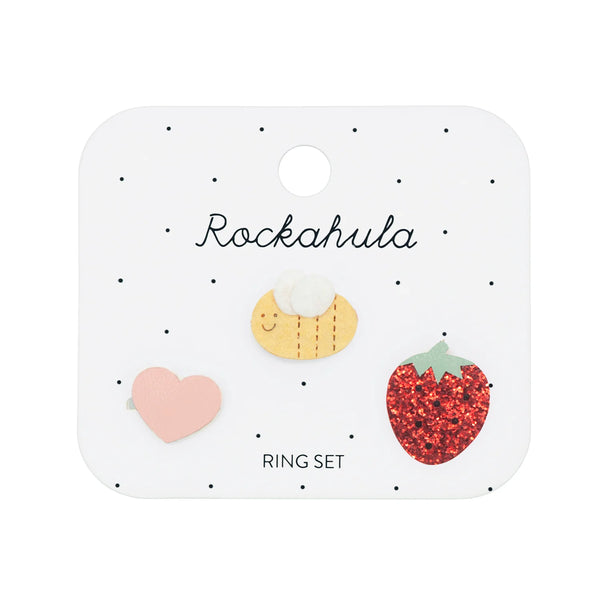 Rockahula : Strawberry Fair Ring Set For Kids
