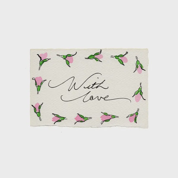 Scribble & Daub Rosebuds with Love Card