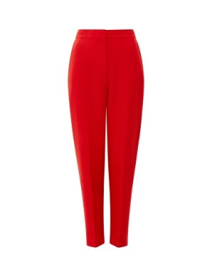 French Connection Echo Tapered Trouser-True Red-74way