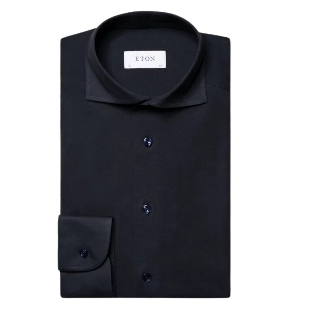 ETON Eton Wide Spread Collar Rounded Single Slim Fit Shirt