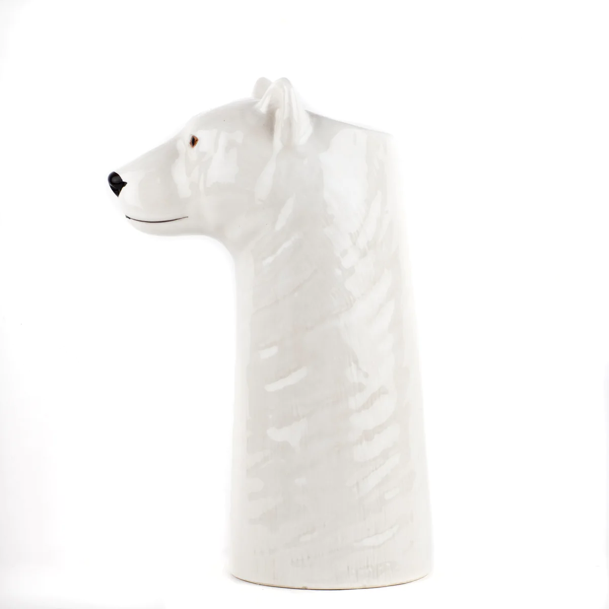 Quail Ceramics Polar bear flower vase