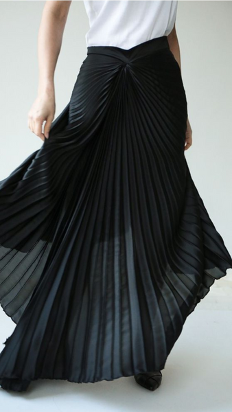 Lora Gene The Black Anais Pleated Skirt By