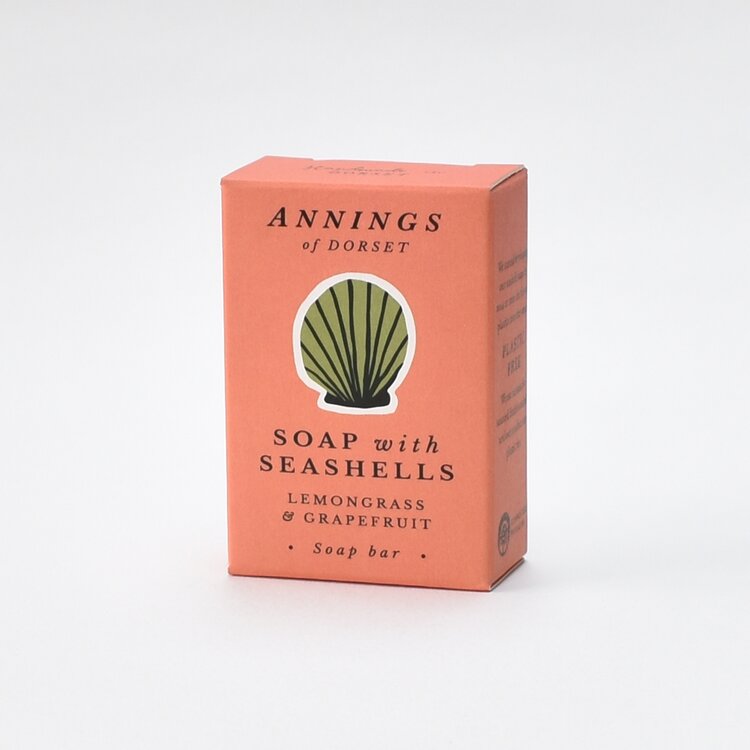 Annings of Dorset Seashell Soap / Lemongrass & Grapefruit