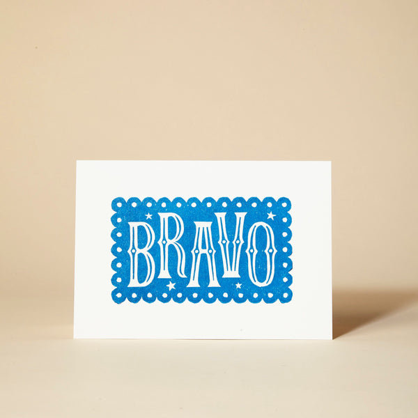 Pressed And Folded Pressed And Folded Card - Bravo
