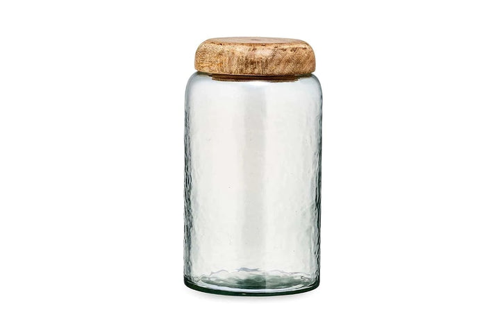 Nkuku Large Clear Charal Storage Jar