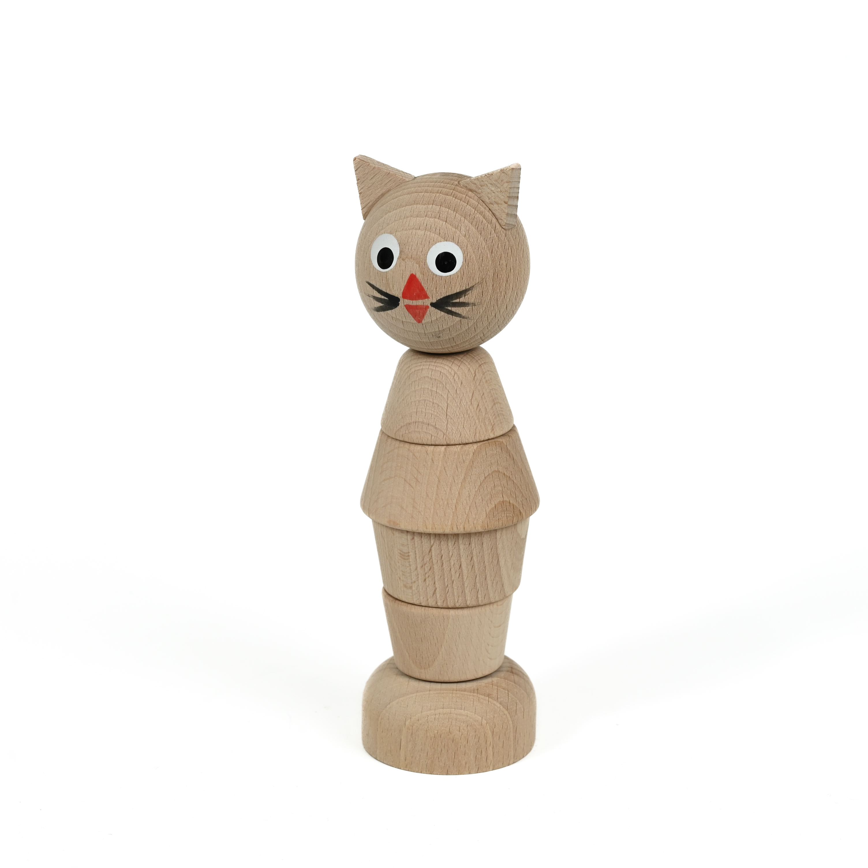 Wooden Stacking Toy / Cat