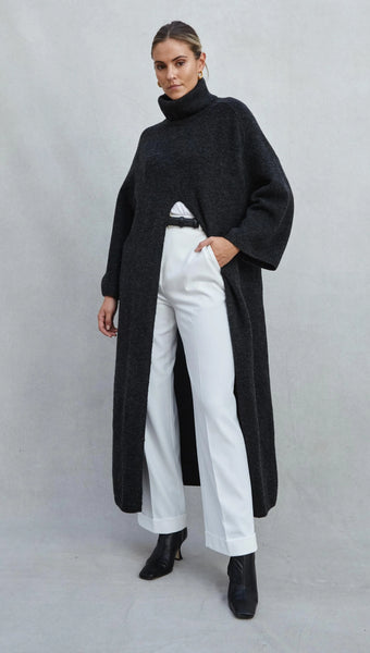 Charli London Vivienne Sweater Dress - Black