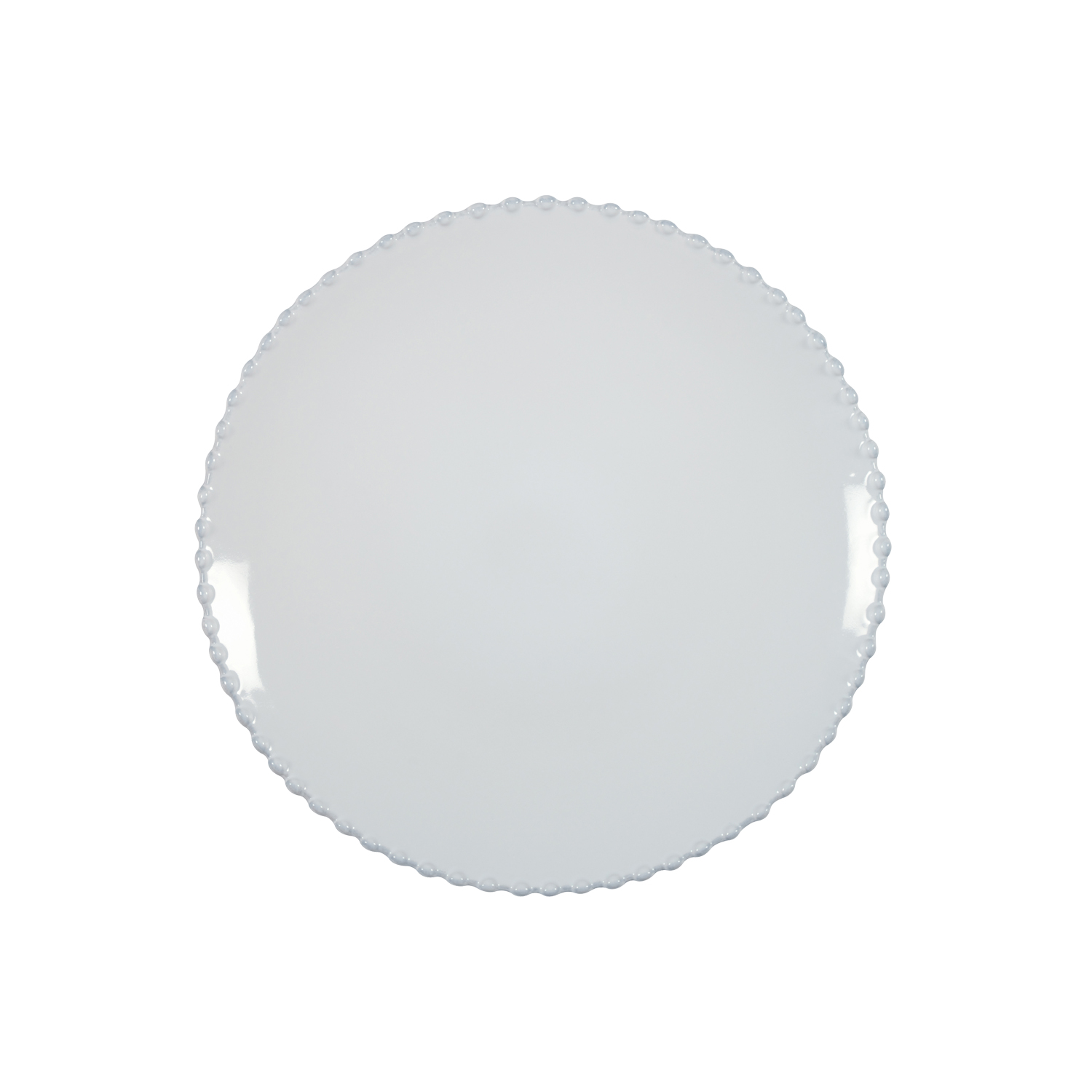 My Gifts Trade White Pearl Dinner Plate