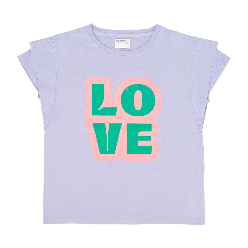 Sisters Department Camiseta de doble manga LOVE - lavender 
