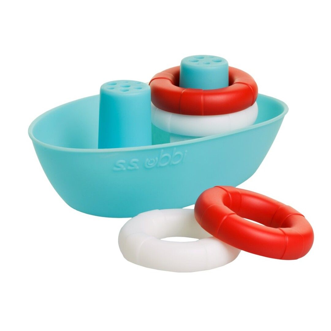 Ubbi Boat and Lifebuoy Bath Toy