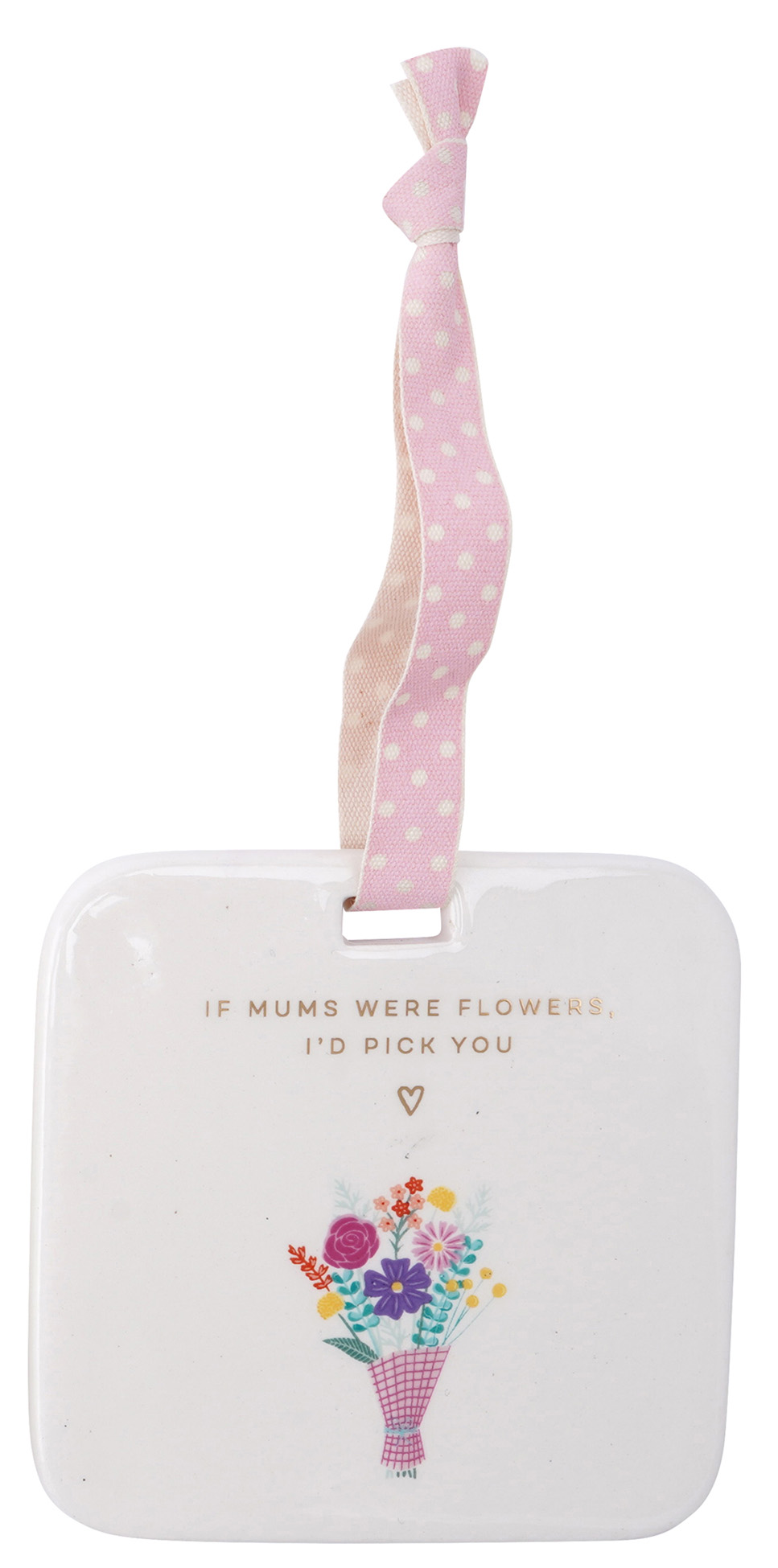 CGB Giftware If Mums Were Flowers Ceramic Hanging Decoration