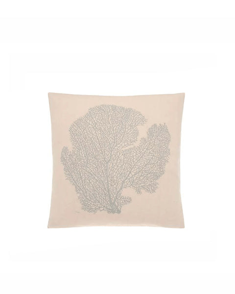 Walton & Co Coral Embroidered Cushion