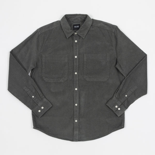 Only & Sons Only & Sons Corduroy Button Down Shirt In Grey