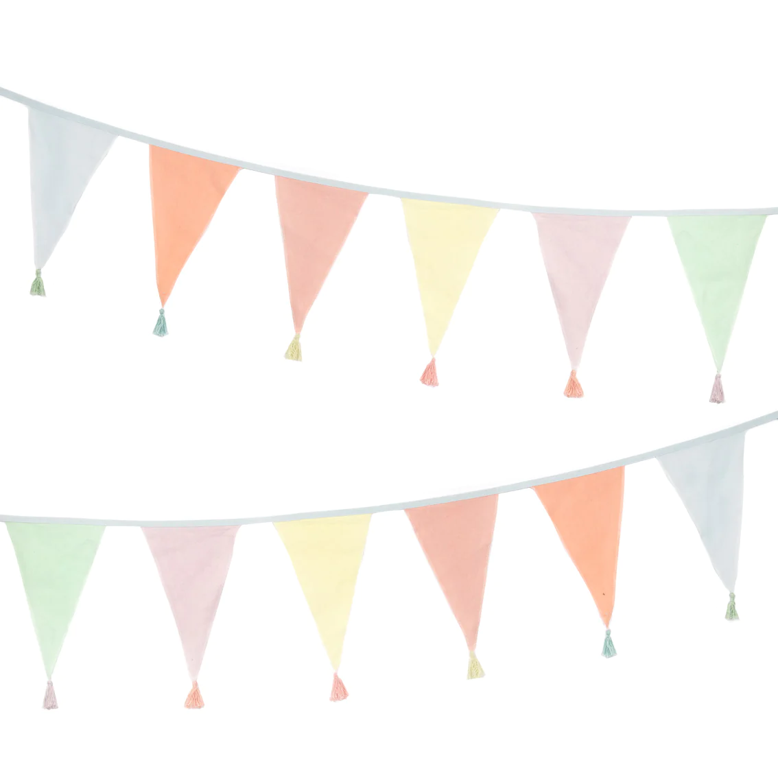Talking Tables 3m Cotton Fabric Pastel Bunting