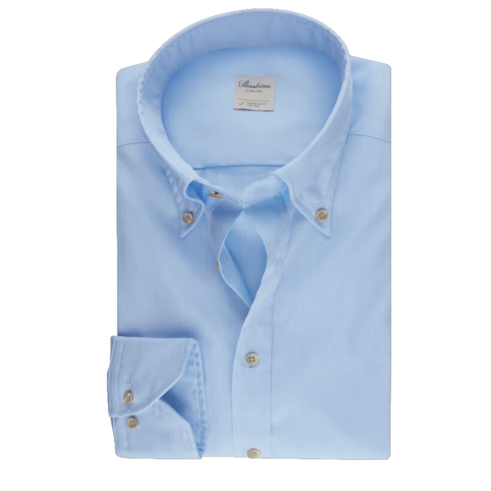 Stenströms Shirts Fitted Body Casual Oxford Shirt