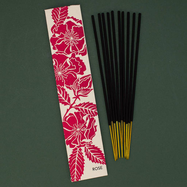AARVEN Rose Fairtrade Incense - Floral, Romantic and Delicate
