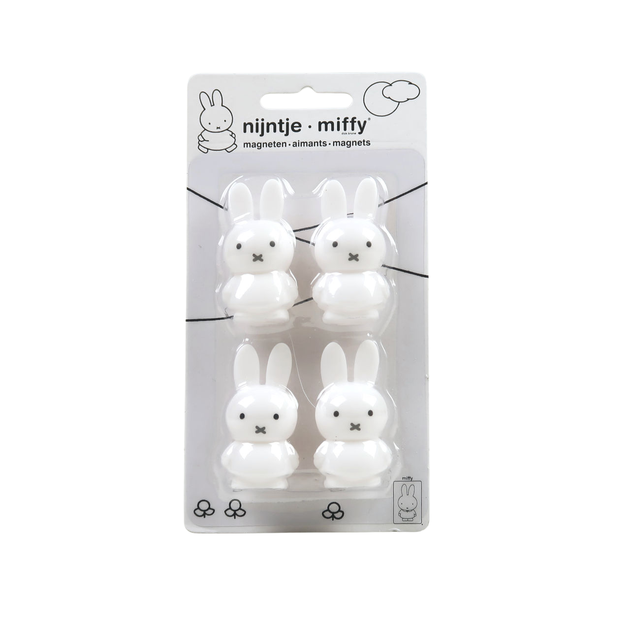 Miffy Miffy - Set of 4 Magnets - White