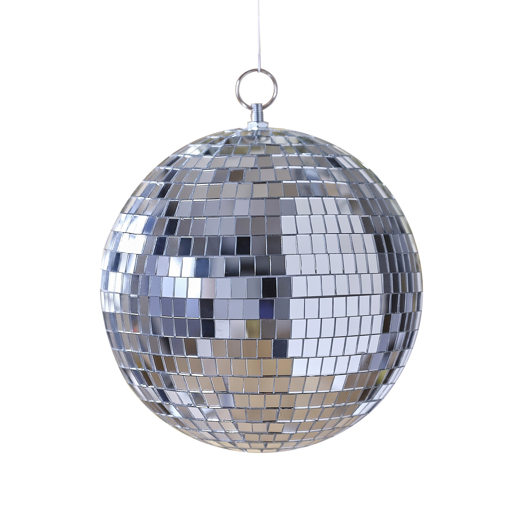 Ginger Ray Silver Disco Ball Hanging Decoration - Medium