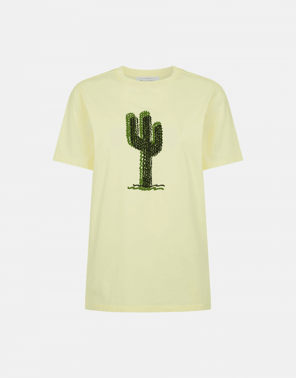 Trouva Bella Freud Cactus Cotton T shirt Size M Col Yellow