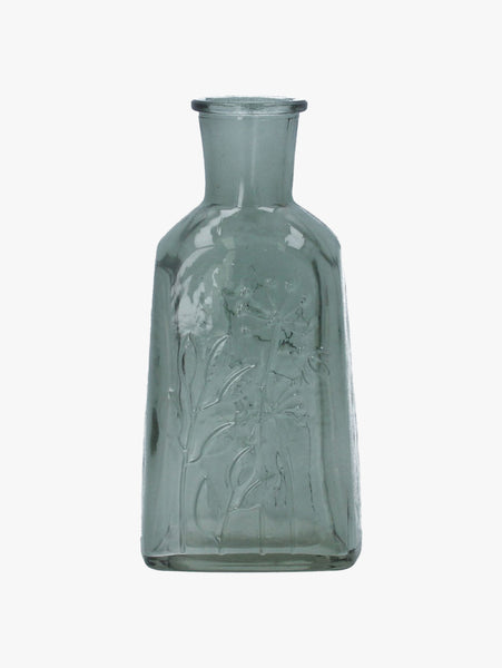 Gisela Graham Green Glass Meadow Bottle Vase