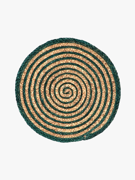 Gisela Graham Spiral Seagrass Round Placemat