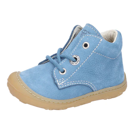 Ricosta : Cory Kids Boot With Laces - Jeans / Blue