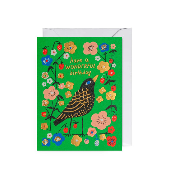 Lagom Birthday Card Birthday Bird