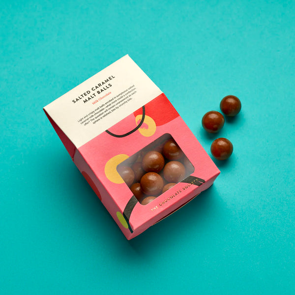The Chocolate Society Salted Caramel Chocolate Malt Balls