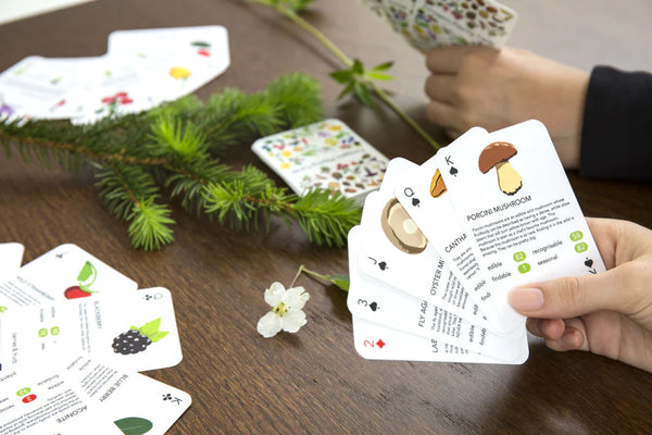 Kikkerland Design Foragers' Playing Cards