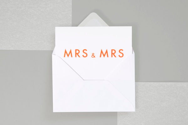 Ola Studios Mrs & Mrs Card