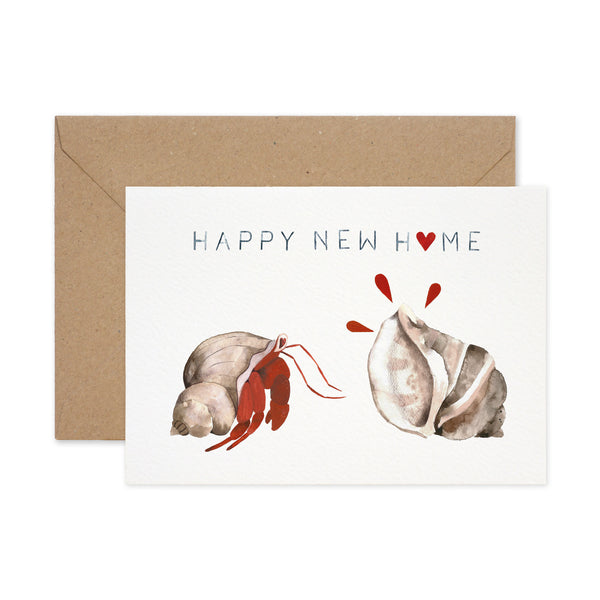 Paper Parade Hermit Crab Card
