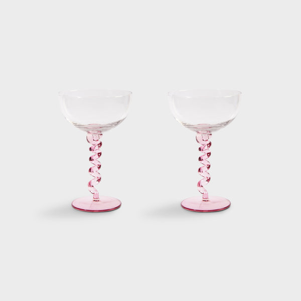 andklevering-pink-spiral-coupe-set-of-2