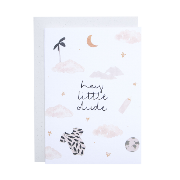 The Hidden Pearl Studio Little Dude Card
