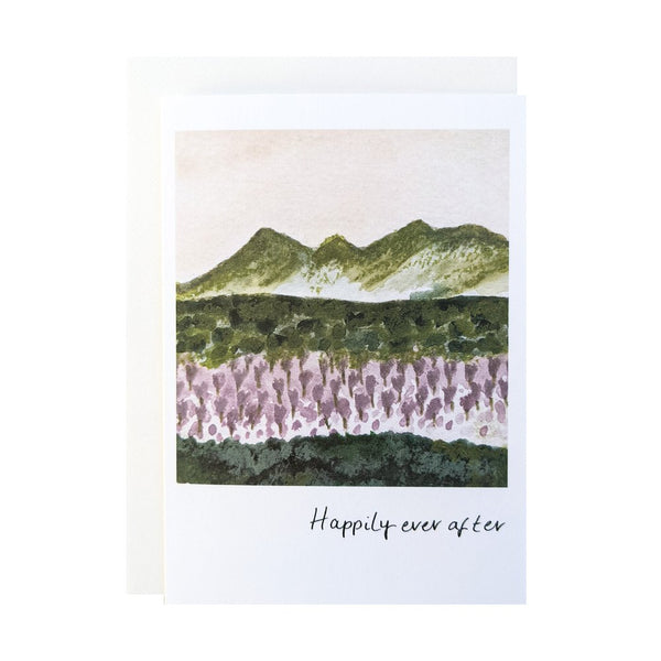 The Hidden Pearl Studio Landscape Polaroid Happily Ever After Card
