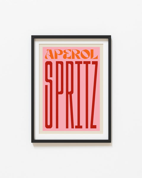 Simplyextrajordanary Aperol Spritz Retro Print