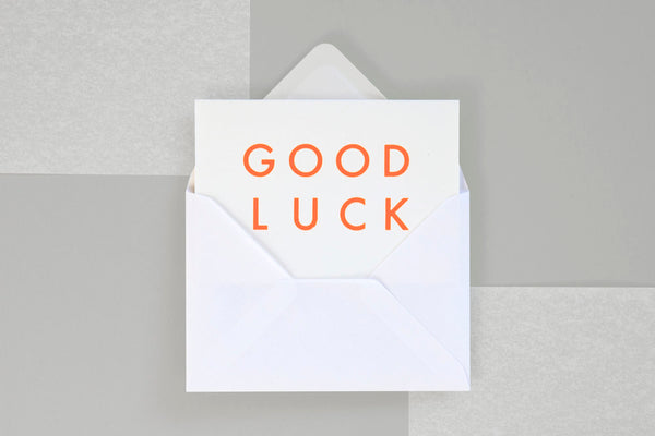Ola Studios Good Luck Orange Card