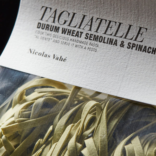 Nicolas Vahé  Tagliatelle - Durum Wheat Semolina & Spinach