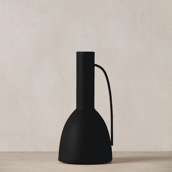 Nucasa Store Athena Metal Vase - Black