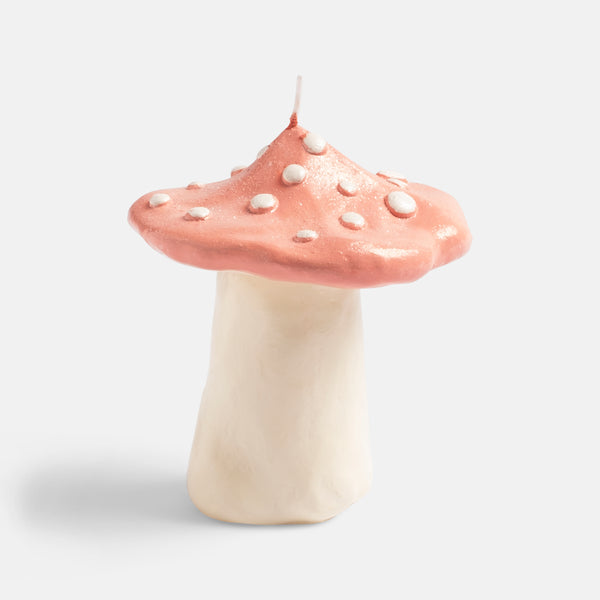 &klevering Mushroom Candle - Pink