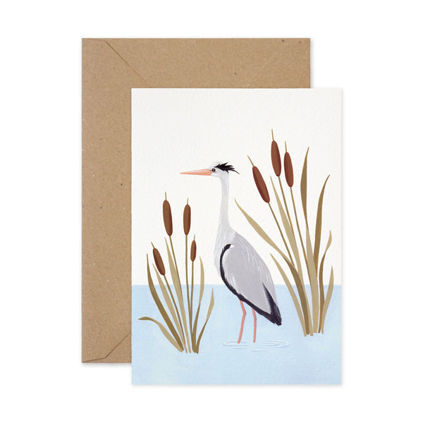 Paper Parade Heron Card