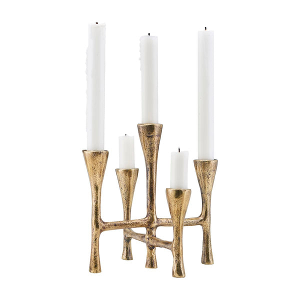 House Doctor Brass Candle Stand