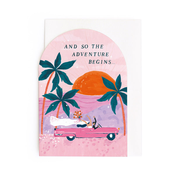 Sister Paper Co Adventures Wedding Card