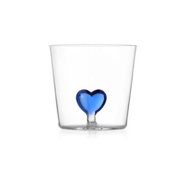 Ichendorf Milano bicchiere cuore blue 