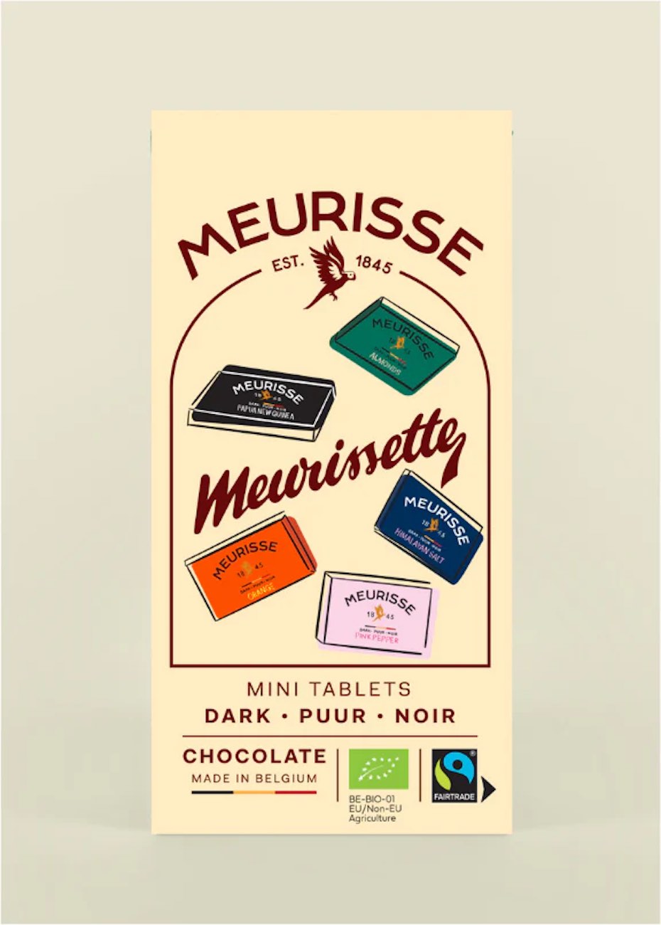 Meurisse Dark Chocolate Selection (10 X 10g)