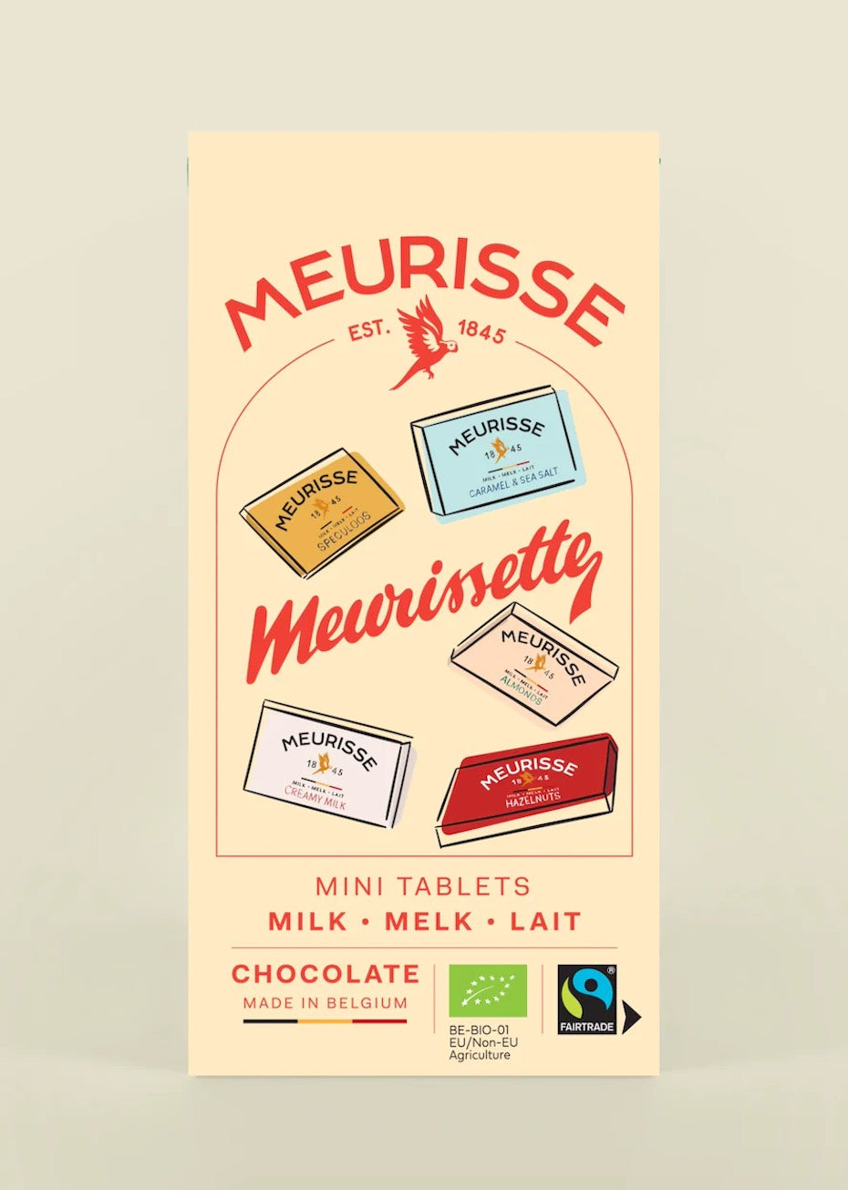 Meurisse Milk Chocolate Selection (10 X 10g)