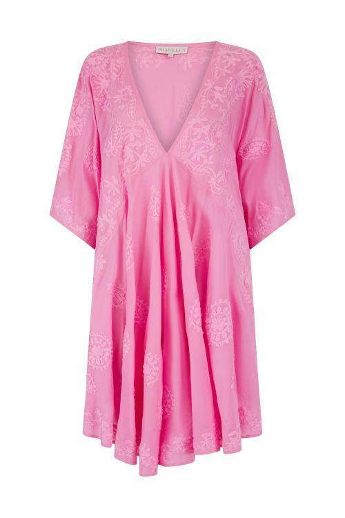 Pranella Pranella Ola Cover Up In Pink Neon Pink